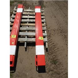 Pair of fork extensions for skidloader -New