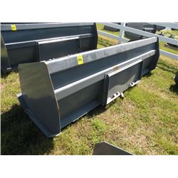 10ft snowpusher for skidloader -New