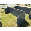 Image 2 : 10ft snowpusher for skidloader -New