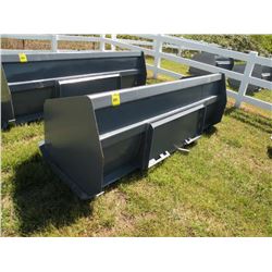 8ft snowpusher for skidloader -New