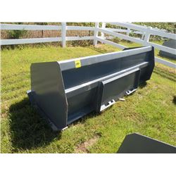 8ft snowpusher for skidloader -New