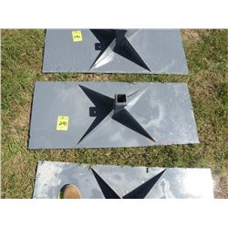 Receiver plate for skidloader -New