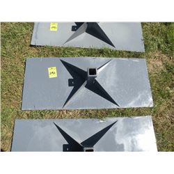 Receiver plate for skidloader -New