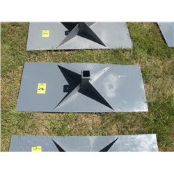 Receiver plate for skidloader -New