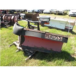 Pick-up mount snowplow