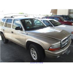2002 - DODGE DURANGO