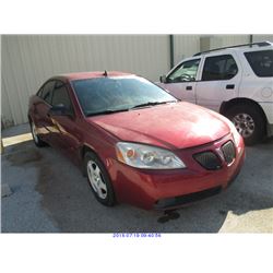 2008 - PONTIAC G6
