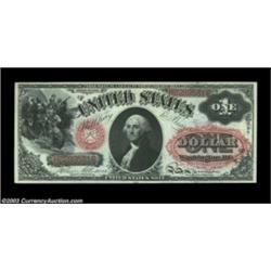 Fr. 19 $1 1874 Legal Tender Choice New. A broadly margined example, with good paper originality, exc
