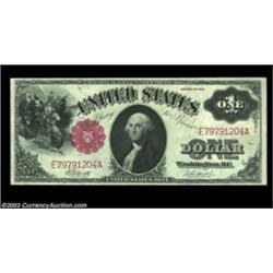 Fr. 37 $1 1917 Legal Tender Choice About New. Absolutely humungous margins for the type, with perfec