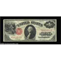 Fr. 37 $1 1917 Legal Tender Note Very Fine. A nice natural note.  Important notice: Heritage usually