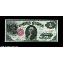 Fr. 39 $1 1917 Legal Tender Note Superb Gem New. Deep original embossing, broad margins and perfect