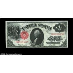 Fr. 39 $1 1917 Legal Tender Very Choice New. A consecutive pair from the same pack, both tight acros