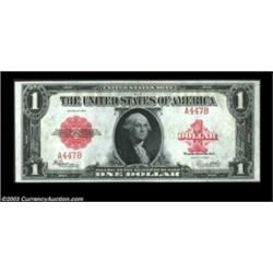 Fr. 40 $1 1923 Legal Tender Superb Gem New. Consecutive to the above, and identical in every respect