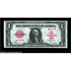Fr. 40 $1 1923 Legal Tender Star Note Superb Gem New. An essentially unimprovable example of this po