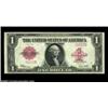 Image 1 : Fr. 40 $1 1923 Legal Tender Very Choice New. A near-Gem example with a four-digit serial number.  Im