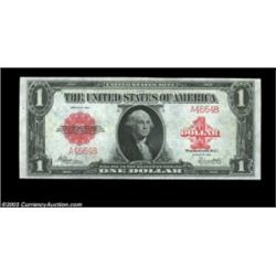 Fr. 40 $1 1923 Legal Tender Very Choice New. This note, which comes close to the Gem grade, has a fo