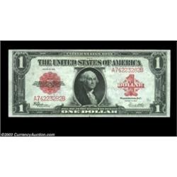 Fr. 40 $1 1923 Legal Tender Choice About New. Strictly original, broadly margined and with superb co