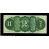 Image 2 : Fr. 42 $2 1869 Legal Tender Very Choice New. This Rainbow Deuce is Superb but for the left face marg