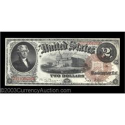 Fr. 51 $2 1880 Legal Tender Very Choice New. If the right face margin were just a touch broader, thi