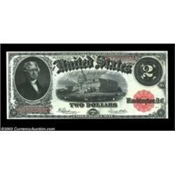 Fr. 60 $2 1917 Legal Tender Choice About New. This nice original note has a single very light fold.