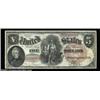 Image 1 : Fr. 72 $5 1880 Legal Tender Choice New. This Large Brown Seal Red Serial Number Pioneer Five has ver