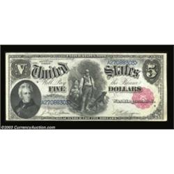 Fr. 80 $5 1880 Legal Tender Notes. This is the first lot from an original pack of 100 Fr. 80's that