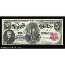 Fr. 80 $5 1880 Legal Tender Very Choice New. The fifth note from the pack, identical to the preceedi