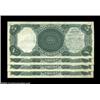 Image 2 : Fr. 80 $5 1880 Legal Tender Cut Sheet of Four Gem New. Notes 9 through 12 form a gorgeous, bright, f