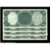 Image 2 : Fr. 80 $5 1880 Legal Tender Cut Sheet of Four Very Choice New. A lovely Cut Sheet, with two of the n