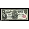 Image 3 : Fr. 80 $5 1880 Legal Tender Cut Sheet of Four Very Choice New. A lovely Cut Sheet, with two of the n