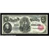 Image 5 : Fr. 80 $5 1880 Legal Tender Cut Sheet of Four Very Choice New. A lovely Cut Sheet, with two of the n