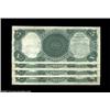 Image 2 : Fr. 80 $5 1880 Legal Tender Cut Sheet of Four Very Choice New. This Cut Sheet, notes 17 through 20,