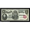 Image 7 : Fr. 80 $5 1880 Legal Tender Cut Sheet of Four Very Choice New. This Cut Sheet, notes 17 through 20,