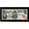 Image 1 : Fr. 80 $5 1880 Legal Tender Cut Sheet of Four New. All four notes have slightly rounded corners and