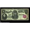 Image 1 : Fr. 80 $5 1880 Legal Tender Extremely Fine. For some reason, the 25th note in this pack is not well