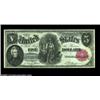 Image 1 : Fr. 80 $5 1880 Legal Tender Gem New. In spite of its ratty neighbor in the pack, this 26th note is i