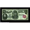 Image 1 : Fr. 80 $5 1880 Legal Tender Cut Sheet of Four Gem New. A simply lovely Cut Sheet, with broad, even m