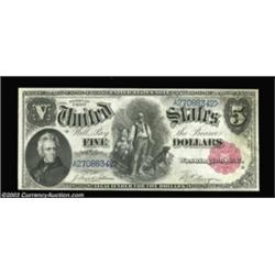 Fr. 80 $5 1880 Legal Tender Cut Sheet of Four Choice New. Four more strictly original, beautiful not