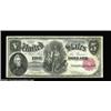 Image 3 : Fr. 80 $5 1880 Legal Tender Cut Sheet of Four Very Choice New. Numbers 37 through 40 form a fresh, o