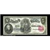 Image 3 : Fr. 80 $5 1880 Legal Tender Cut Sheet of Four Very Choice New. Identical to the Cut Sheet above. The
