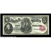 Image 3 : Fr. 80 $5 1880 Legal Tender Cut Sheet of Four Very Choice New. This Cut Sheet, numbers 53 through 56