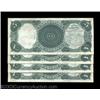 Image 2 : Fr. 80 $5 1880 Legal Tender Cut Sheet of Four Gem New. One of the nicer Cut Sheets from this terrifi