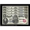 Image 1 : Fr. 80 $5 1880 Legal Tender Cut Sheet of Four Gem New. Another one of the nicer Cut Sheets from this