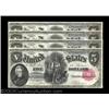 Image 1 : Fr. 80 $5 1880 Legal Tender Cut Sheet of Four Gem New. Like the sheet before it, each one of these f