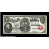 Image 1 : Fr. 80 $5 1880 Legal Tender Cut Sheet of Four Choice New. The "D"-position note, number 72, has a li