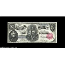 Fr. 80 $5 1880 Legal Tender Gem New. Note number 74 is also a pristine, broadly margined, fresh, pro