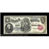 Image 7 : Fr. 80 $5 1880 Legal Tender Cut Sheet of Four About New. Each of these four notes is well margined a