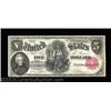 Image 1 : Fr. 80 $5 1880 Legal Tender Cut Sheet of Four Choice About New. Four nice notes, all with a corner f