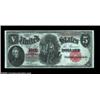 Image 1 : Fr. 84 $5 1907 Legal Tender Choice About New. A single, extremely light center fold separates this n