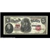 Image 1 : Fr. 91 $5 1907 Legal Tender Gem New. Deep original embossing and incredibly broad margins for the ty